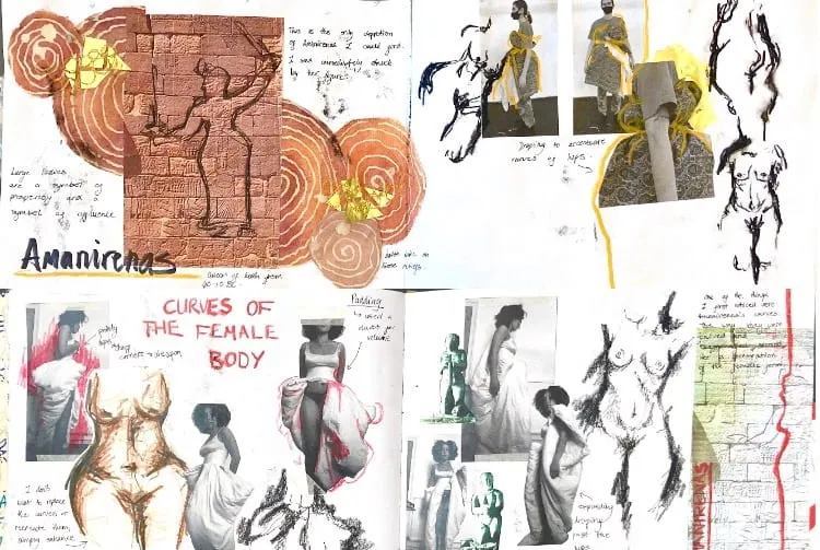 Habiba Garba behind scenes 1